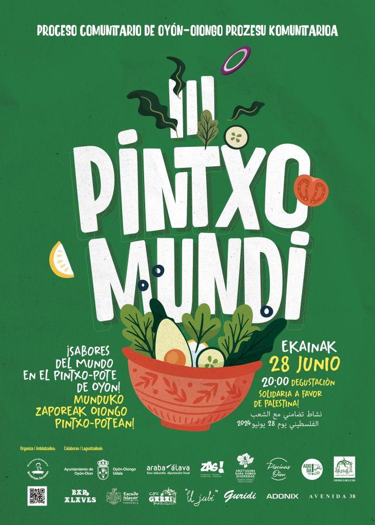 📌’Los sabores del mundo llegan a Oion en el pintxopote de este viernes’