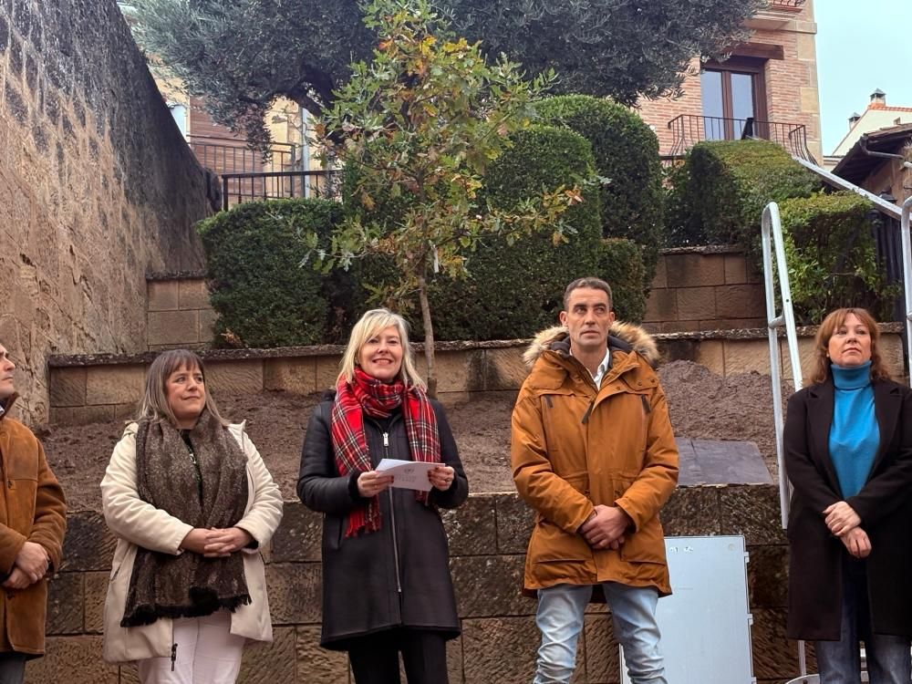📌’En el día de San Andrés, Villabuena acoge un descendiente del Árbol de Gernika en su plaza’