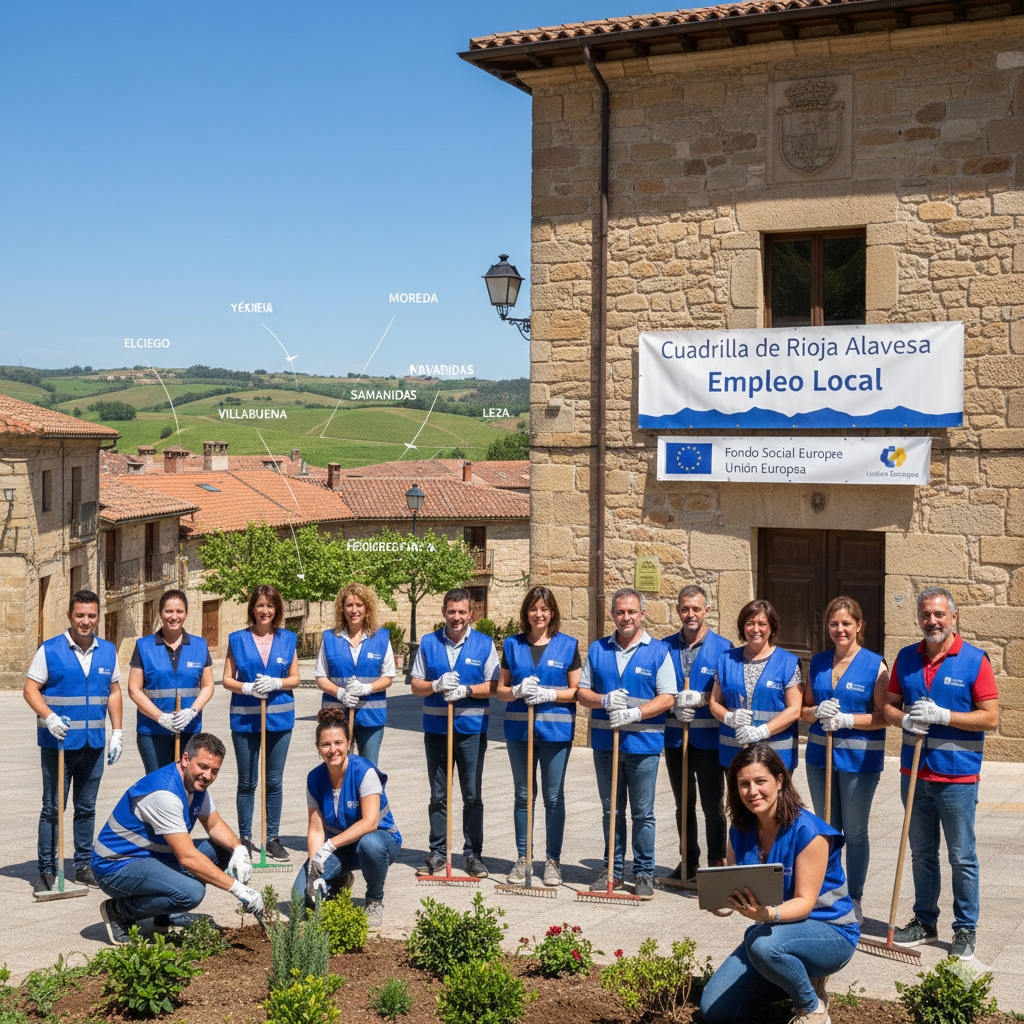 📌’La Cuadrilla de Rioja Alavesa impulsa un programa de empleo para 11 personas desempleadas de la comarca’